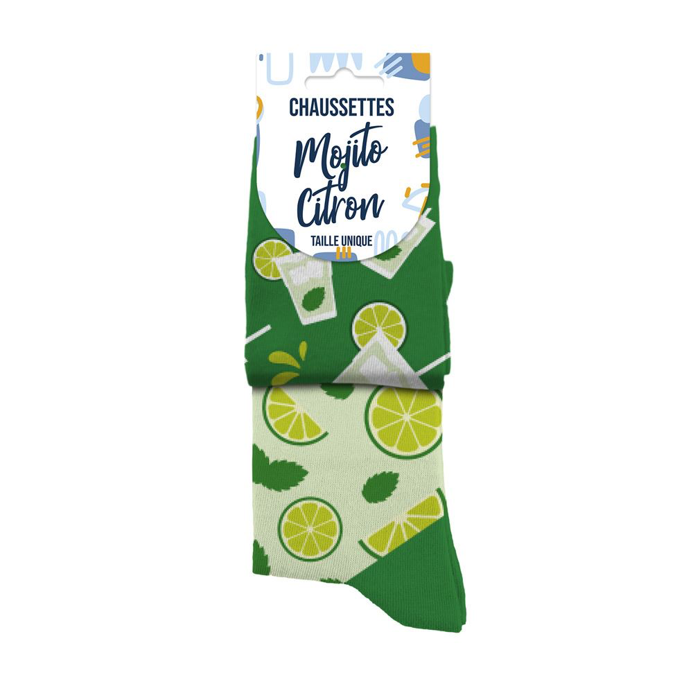 [STC-CD8847_04] Chaussettes Mojito/Citron