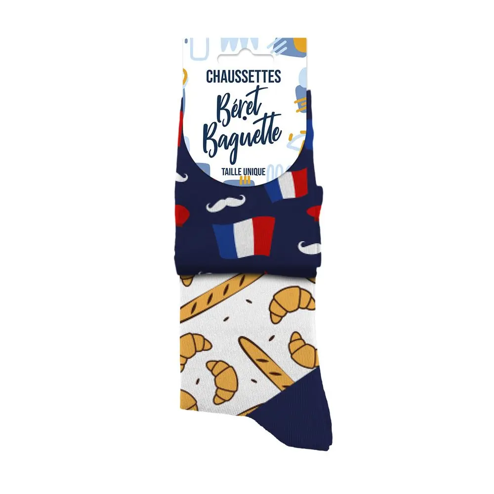 [STC-CD8847_09] Chaussettes Baguette/Beret