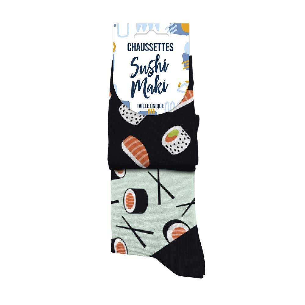 [STC-CD8847_14] Chaussettes Sushi/Maki