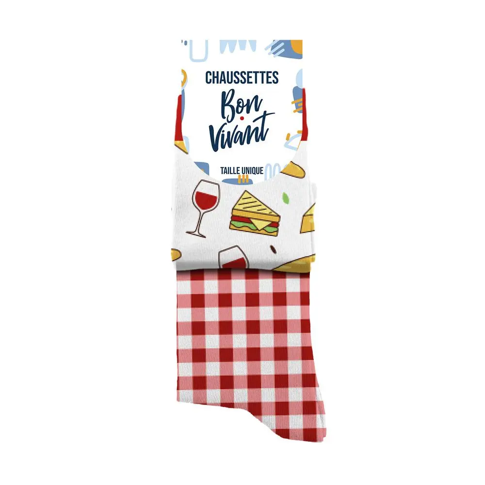 [STC-CD8847_17] Chaussette Duo Bon Vivant