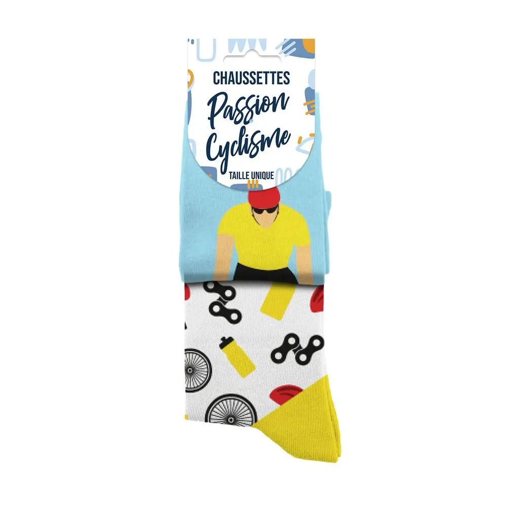 Chaussette Duo Passion Cyclisme