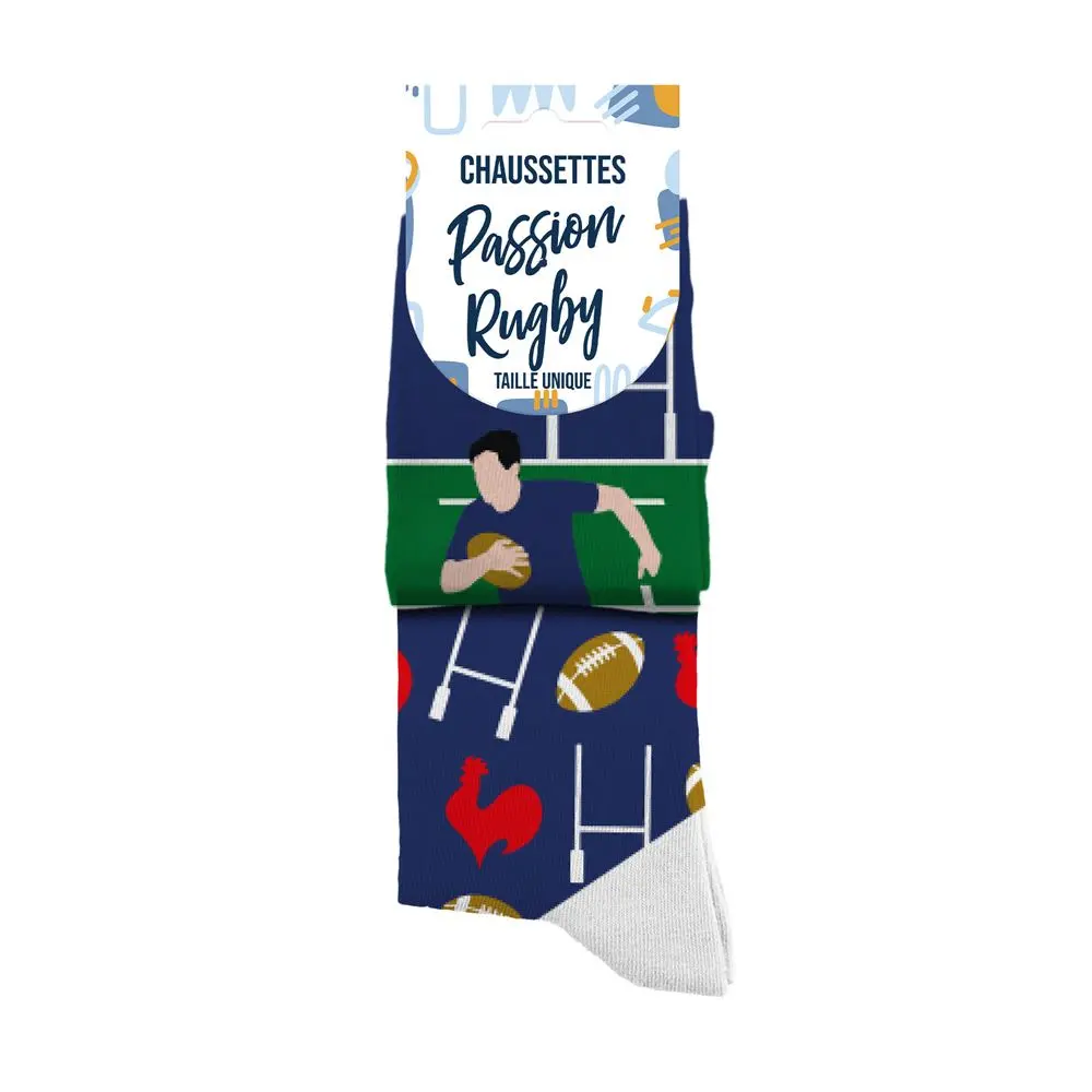 [STC-CD9790V08] Chaussette Duo Passion Rugby