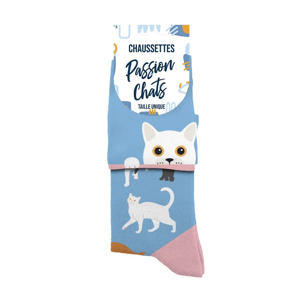 [STC-CD9790V12] Chaussette Duo Passion Chats