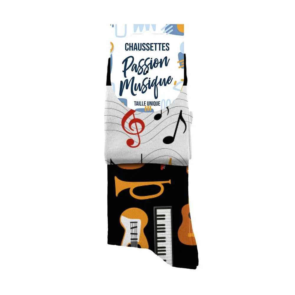 [STC-CD9790V16] Chaussette Duo Passion Musique