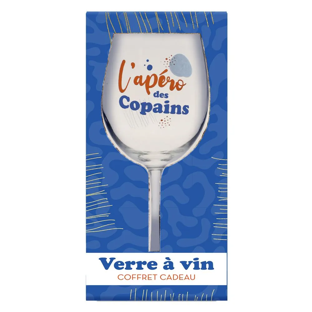 [STC-CD8843] Coffret Verre A Vin Apero Des Copains