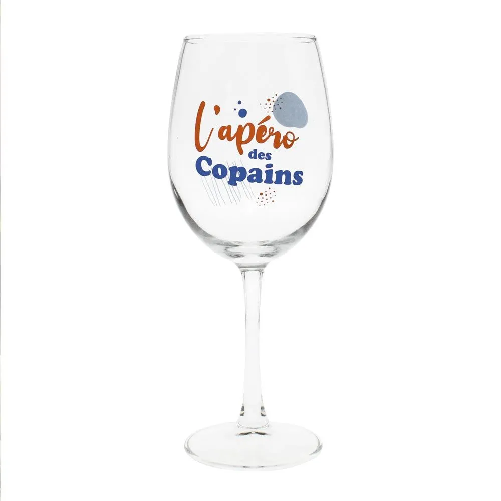 [STC-CD8843] Coffret Verre A Vin Apero Des Copains