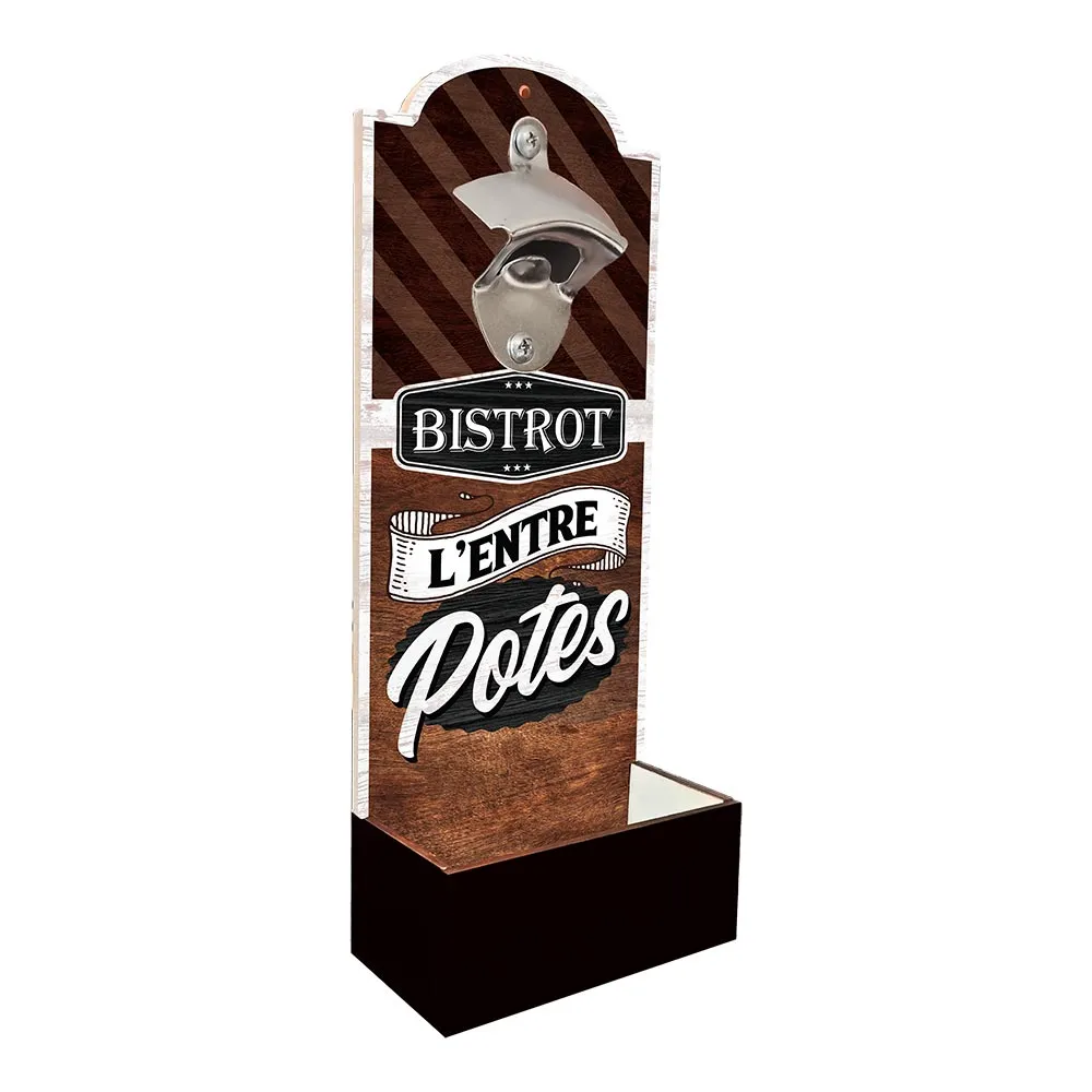 [STC-CD5817V01] Decapsuleur Mural "Bistrot...Potes"