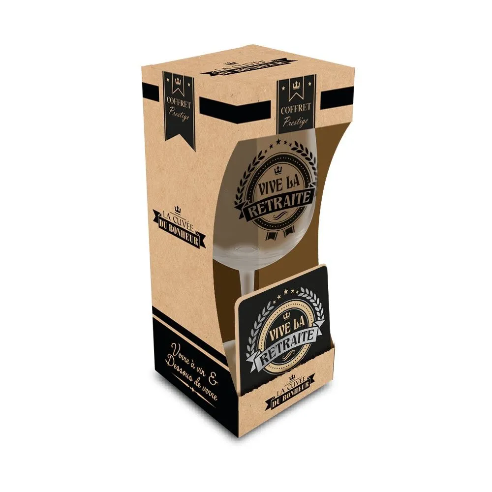 [STC-CD6248+ANN] Coffret Verre A Vin Anniversaire