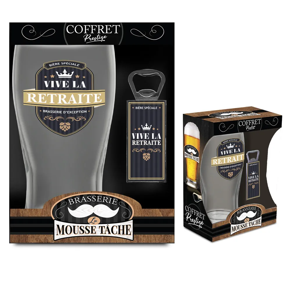 [STC-CD6934] Coffret Biere "Vive La Retraite"