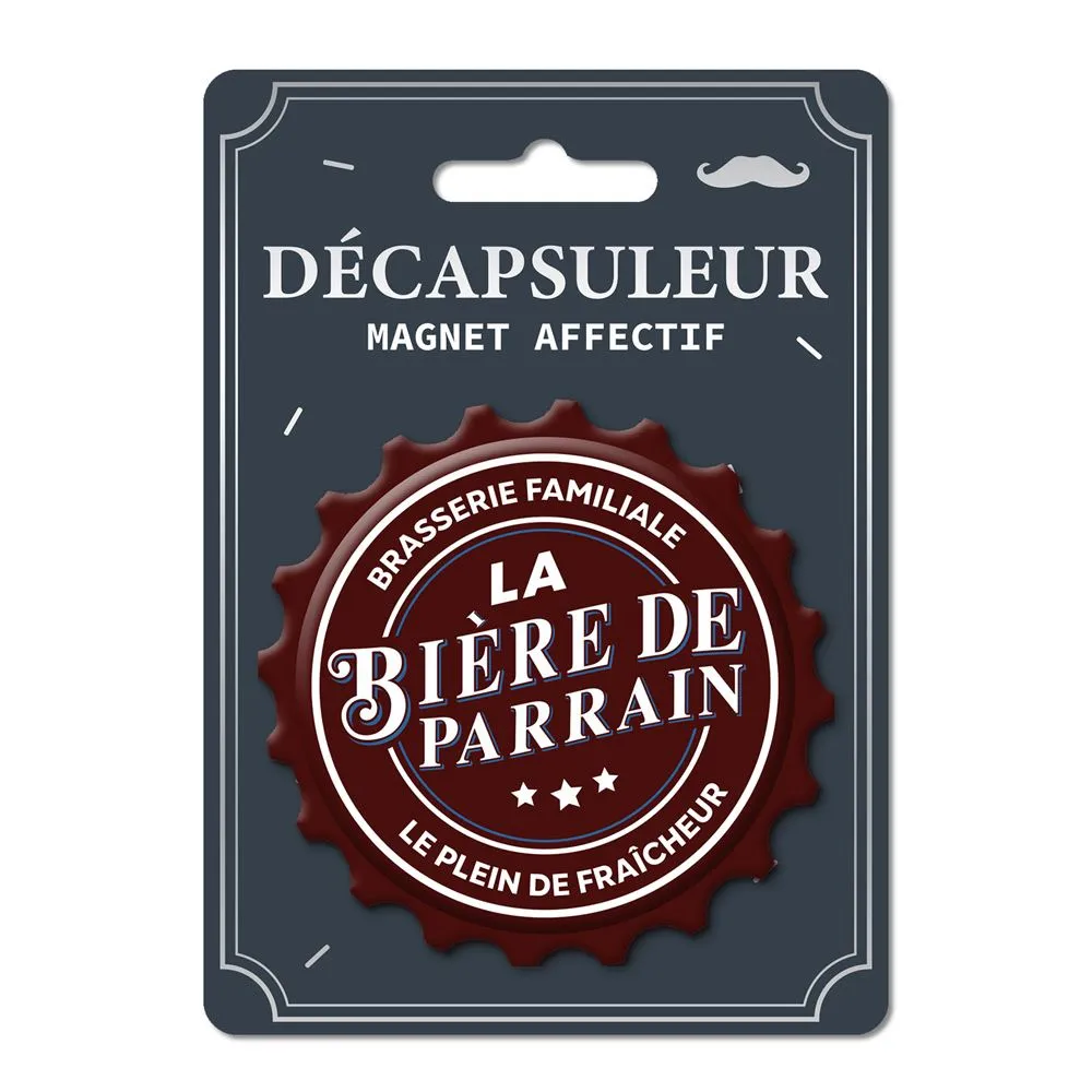 [STC-CD7680_06] Decapsuleur "La Biere Du Parrain"