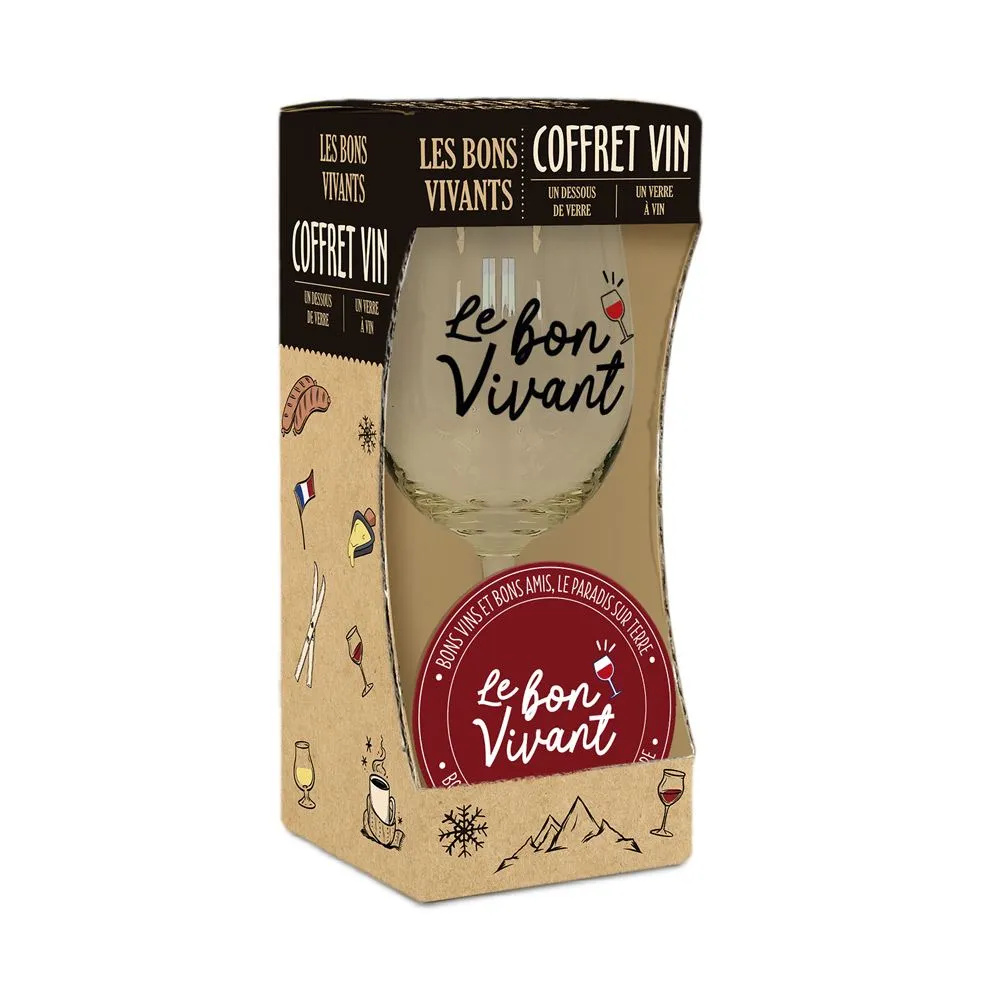 [STC-CD8609] Coffret Vin "Le Bon Vivant"