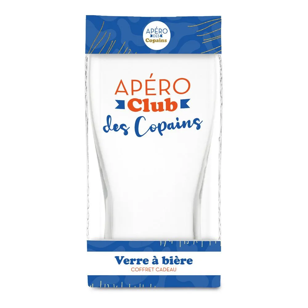 [STC-CD8836] Coffret Verre A Biere Apero Des Copains