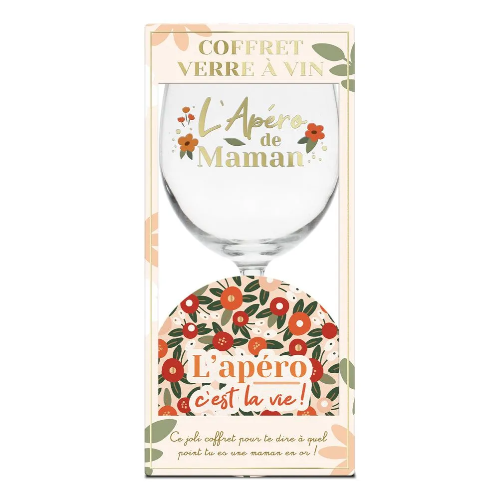 [STC-CD8999] Coffret Verre Apero De Maman