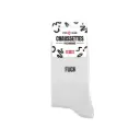 Chaussettes Blanches Fuck Homme