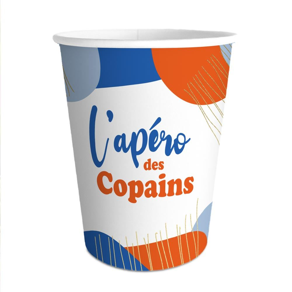 [STCPRO-CD8821] Gobelets 6 Pcs Apero Des Copains