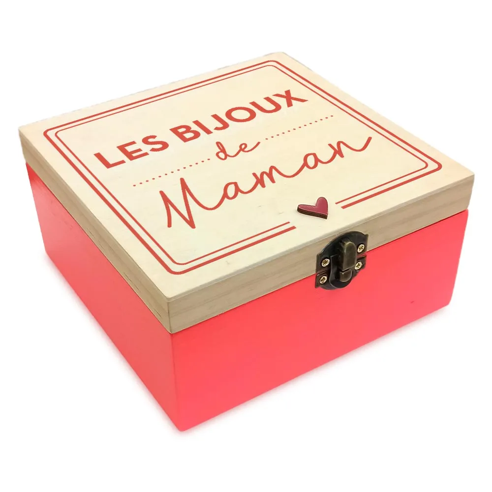 Boite A Bijoux "Bijoux De Maman"