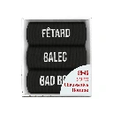 Coffret Trio Chaussettes Homme Fetard Noir