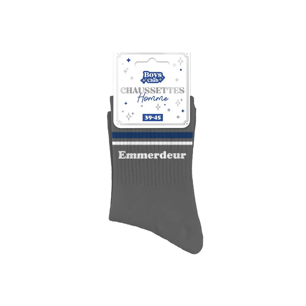 [STC-CD5297_65] Chaussettes Homme Emmerdeur