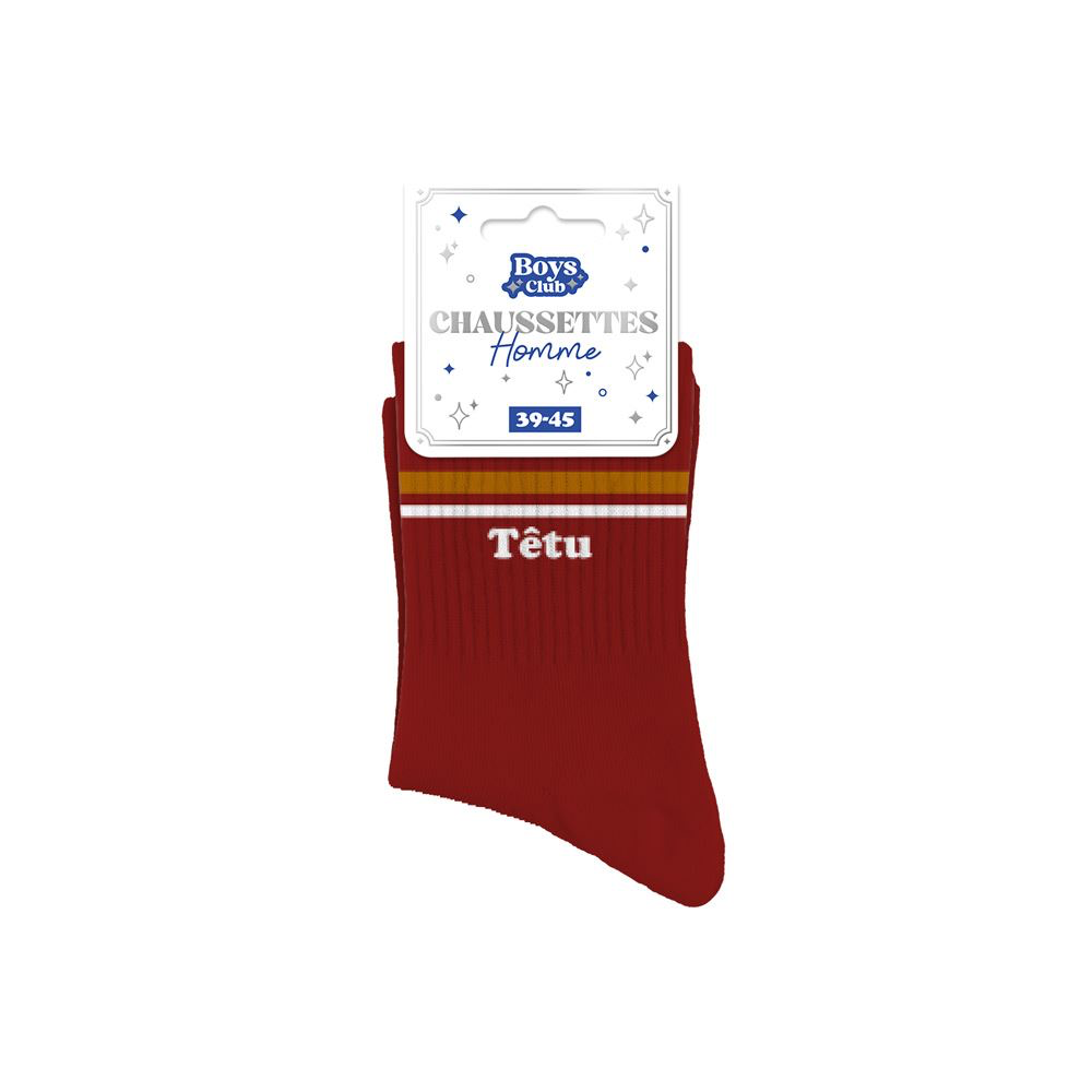 [STC-CD5297_59] Chaussettes Homme Têtu